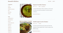 Desktop Screenshot of kamathskitchen.com